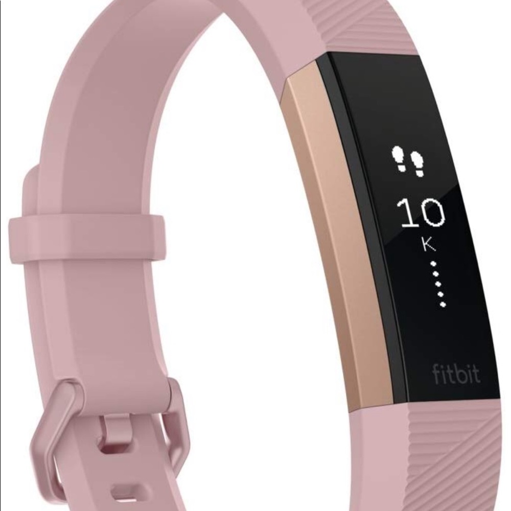 Fitbit Alta HR Gold + Pink with Screen Protector